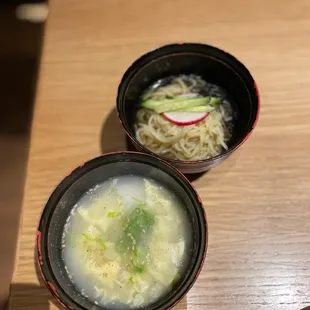 ramen and oxtail soup