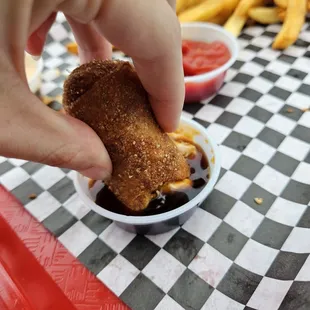 Step 2: dip the bulldog