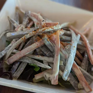 Gobo Salad - shredded burdock and carrots