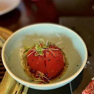 Ponzu Marinated Tomato