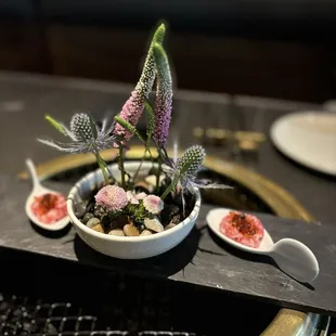 wagyu tartar with gelatinous truffle broth