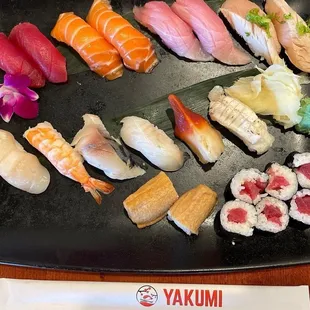 sushi and sashimi, sushi, sashimi, food