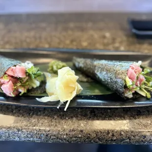 Toro tuna hand roll