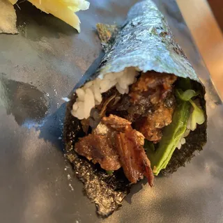 Salmon Skin Hand Roll