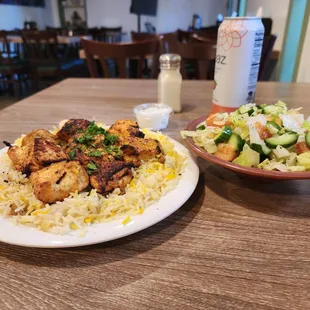 Chicken Skewers Plate