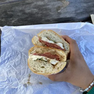 Tomato Mozzarella Sandwich Lunch