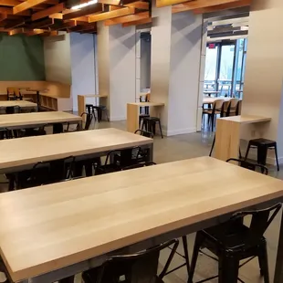 This beautiful inviting space will soon be filled with students, faculty and staff