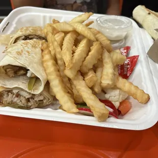 Shawarma platter