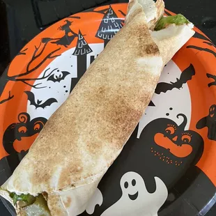 Huge chicken shawarma
