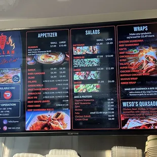 pizza, menu