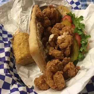 Over-Stuffed Shrimp Po-Boy