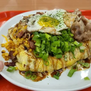 Yamachan deluxe okonomiyaki