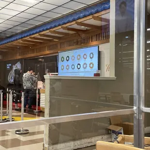 In the Mitsuwa food court shared with the mochi donut place