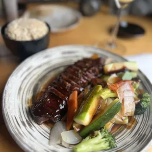 Steak teriyaki