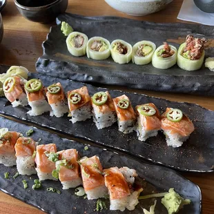 food, sushi, sushi and sashimi, sashimi