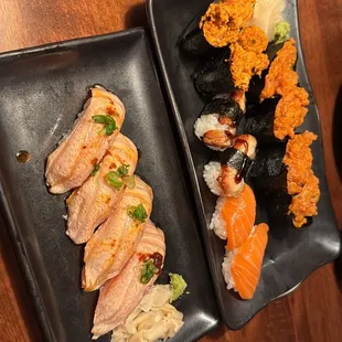 sushi and sashimi, food, sushi, sashimi