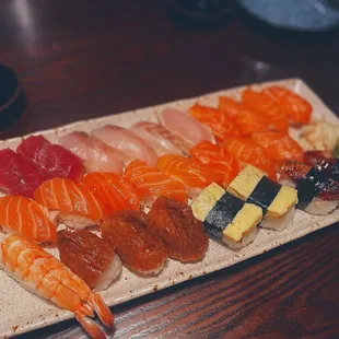 sushi and sashimi, sushi, sashimi, food