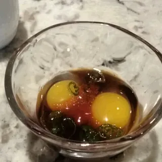 Quail Egg Shot Sushi