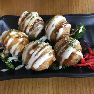 Takoyaki fully topped