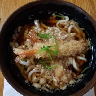 Shrimp Udon Soup