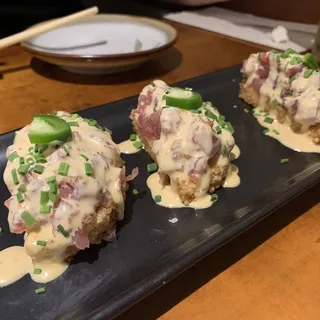 Spicy Tuna on Crispy Rice