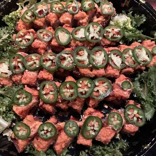 36 pieces Crispy Rice Spicy Tuna or Spicy Salmon Platter