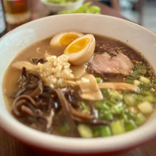 Black garlic ramen