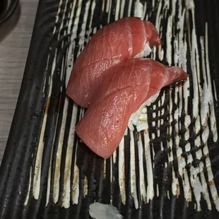 Bluefin Tuna Toro Nigiri Sushi