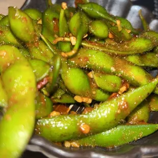 Spicy Edamame!