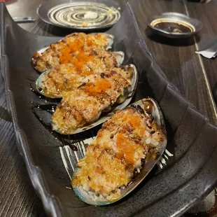 4 Piece Baked Mussels