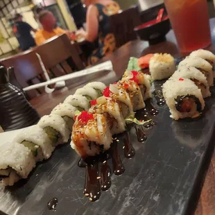 Side view of those gorgeous rolls