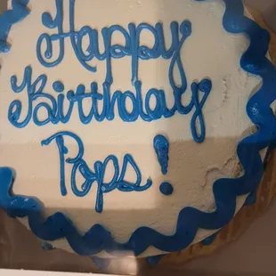 Brought the cake we got him at Publix in and shared with our waitress. Such a great experience.