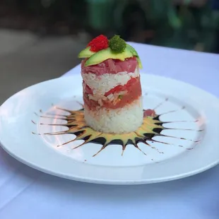 Ahi Tuna Tower Roll