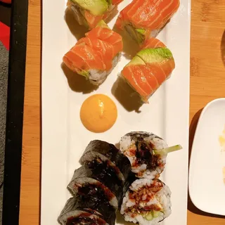 Salmon and Scallop Roll