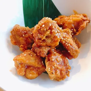 Honey Sriracha Chicken Karaage Deep-Fried Dinner