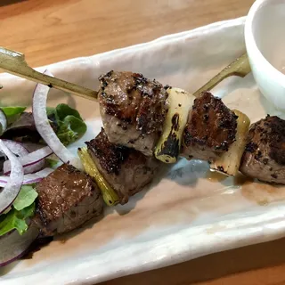 Kobe Beef Skewer with Truffle Salt Dinner