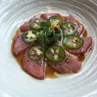 Jalapeno Hamachi Carpaccio