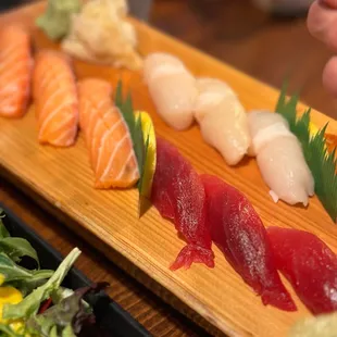 a variety of sushi