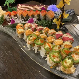 Ocean Roll, Yamasa Roll, Pink Dragon Roll, Yamasa Roll