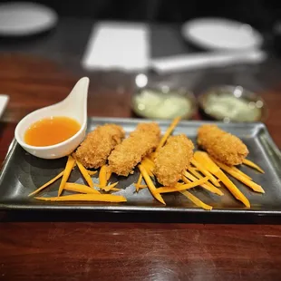 a platter of food