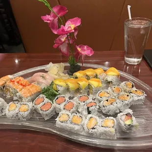 sushi and sashimi, food, sashimi, sushi