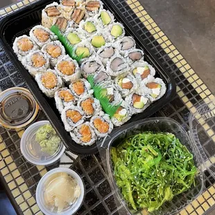To go sushi for dinner