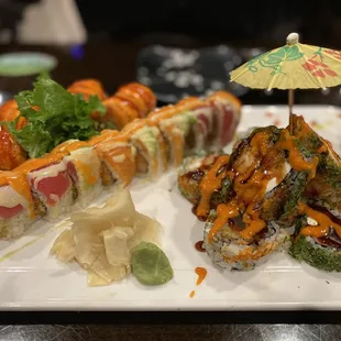 sushi, sushi and sashimi, sashimi, food