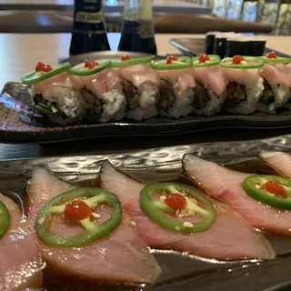 Yellowtail Carpaccio Roll