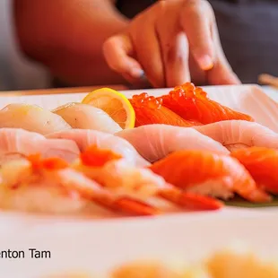 sushi assortment