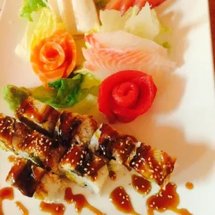 sushi and sashimi, sashimi, food, sushi