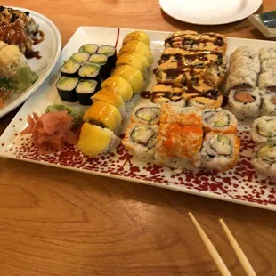 sushi, food, sashimi, sushi and sashimi