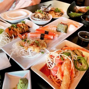 sashimi, sushi, food, sushi and sashimi