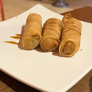 Crispy vegetable rolls