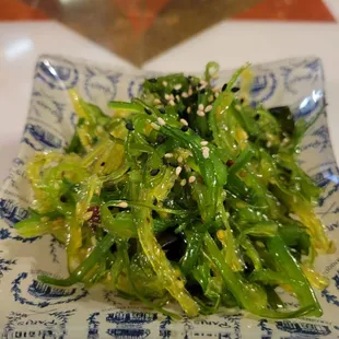 a closeup of a plate of yama - taiyo